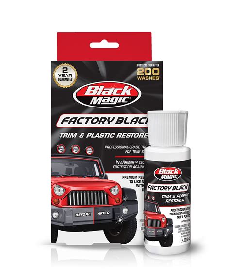Get Back the Gloss on Your Plastic with Black Magic Plastic Restorer.